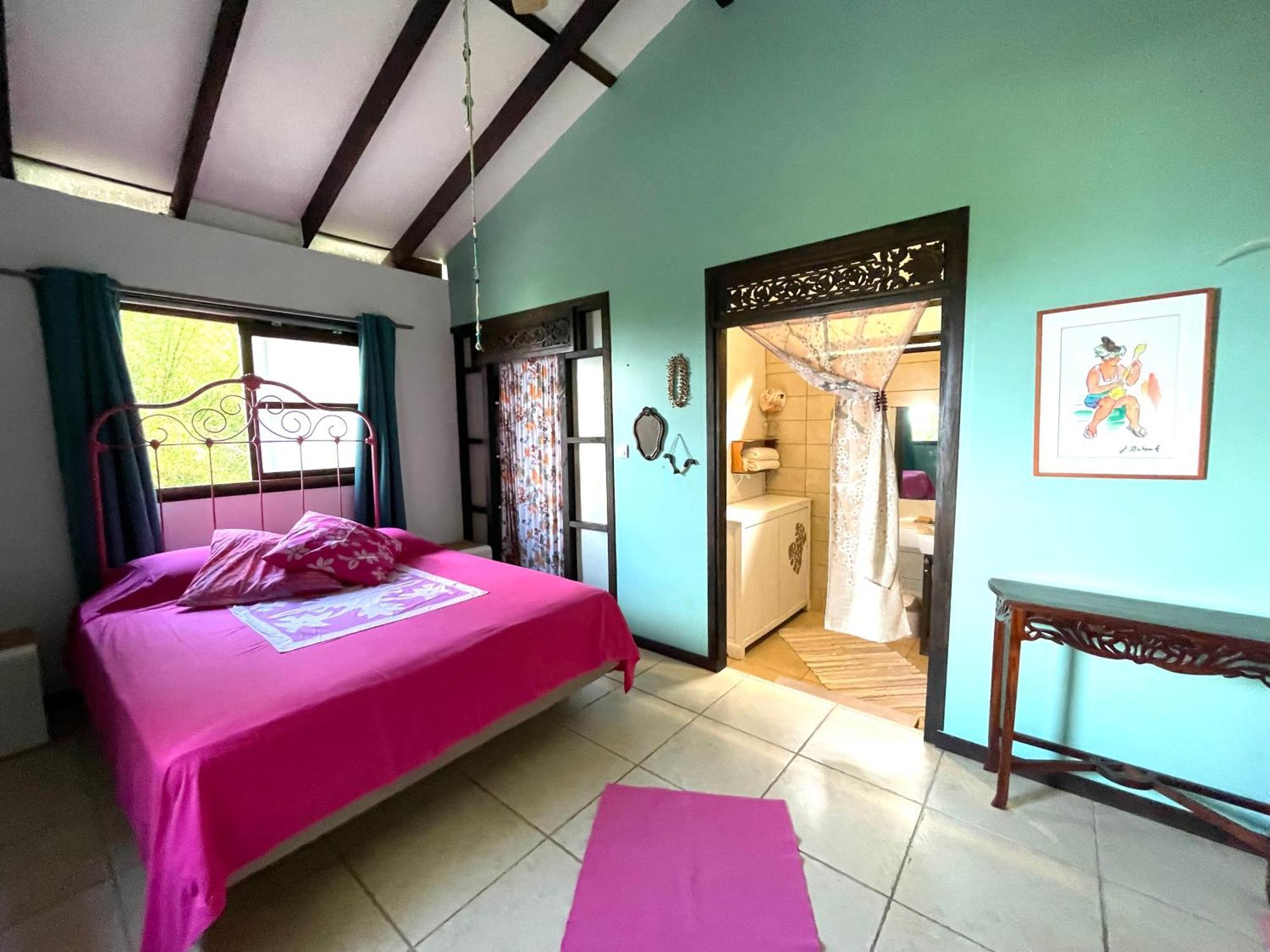 Fare Mato Tahaa Apartment Patio  Bagian luar foto