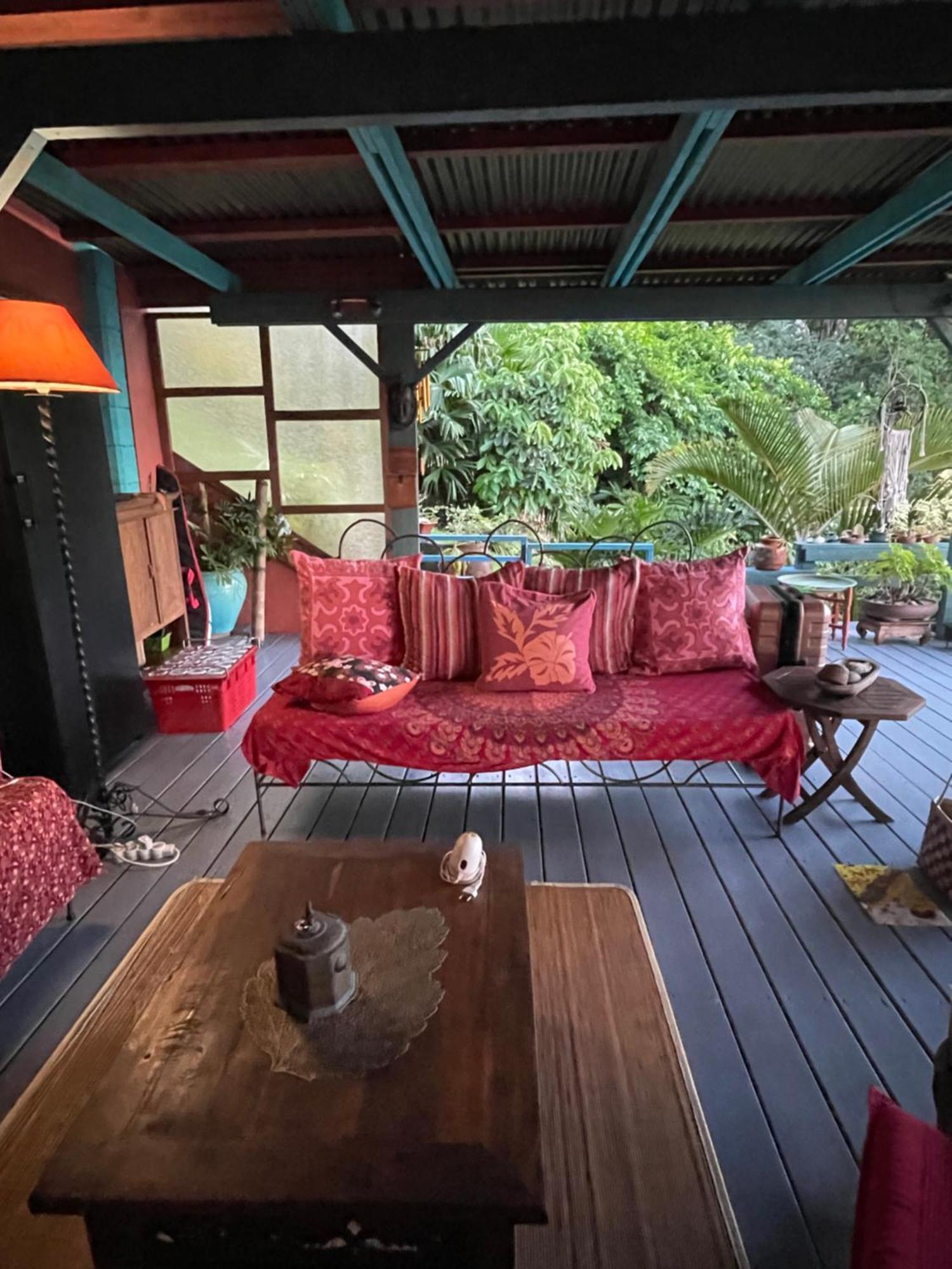 Fare Mato Tahaa Apartment Patio  Bagian luar foto